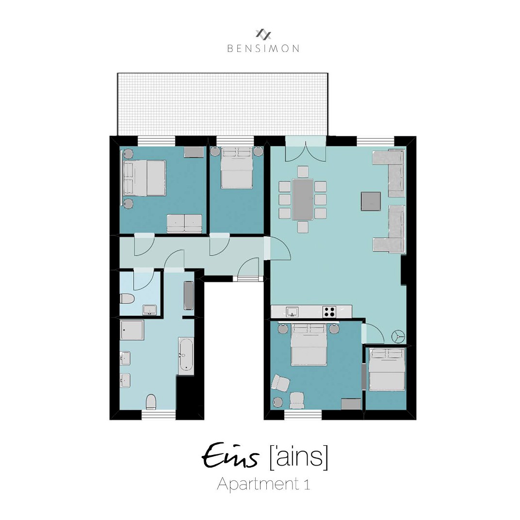 Four Bedroom Apartment